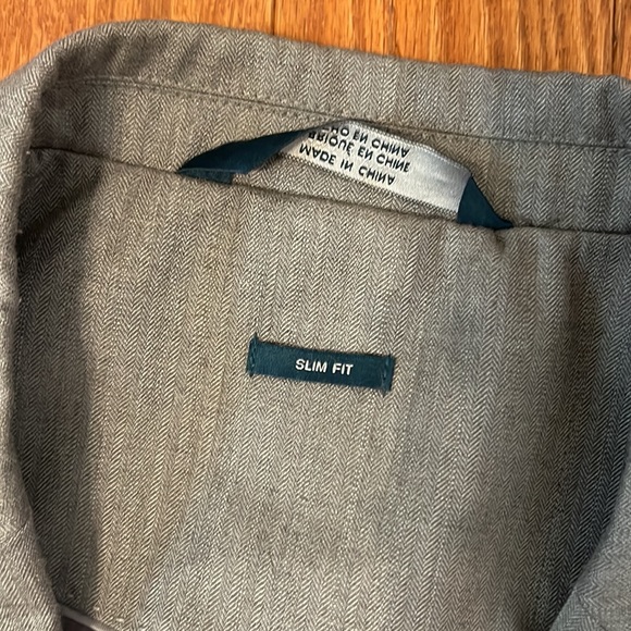 Perry Ellis Gray Men’s Slim Fit Blazer/ 44R - Picture 5 of 11